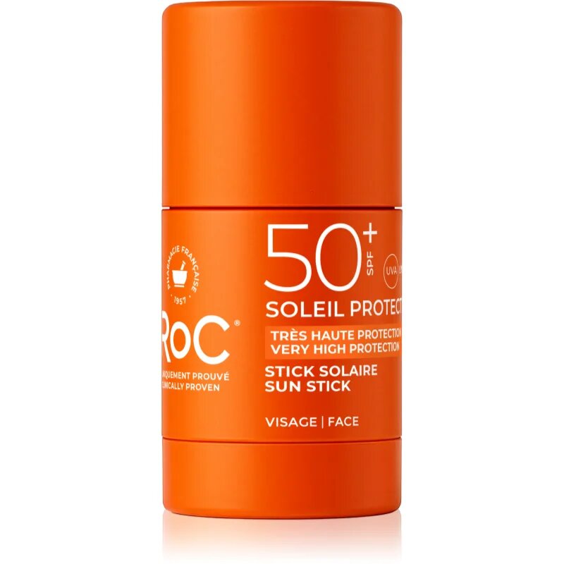RoC Soleil Protect Sun Stick védő stift érzékeny területekre SPF 50+ 15 g