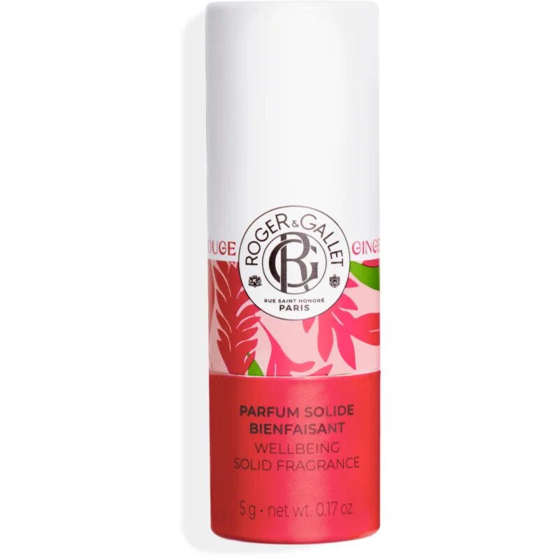 Roger & Gallet Gingembre Rouge Wellbeing Solid Fragrance szolid parfüm hölgyeknek 5 g