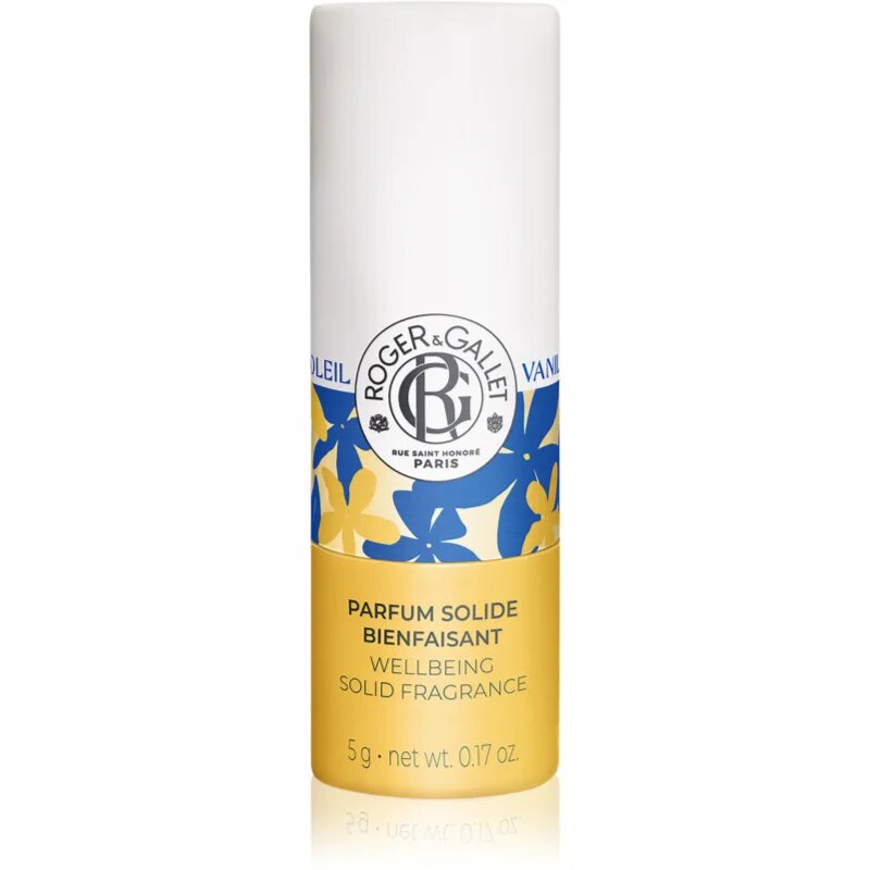Roger & Gallet Vanille Soleil Wellbeing Solid Fragrance szolid parfüm hölgyeknek 5 g