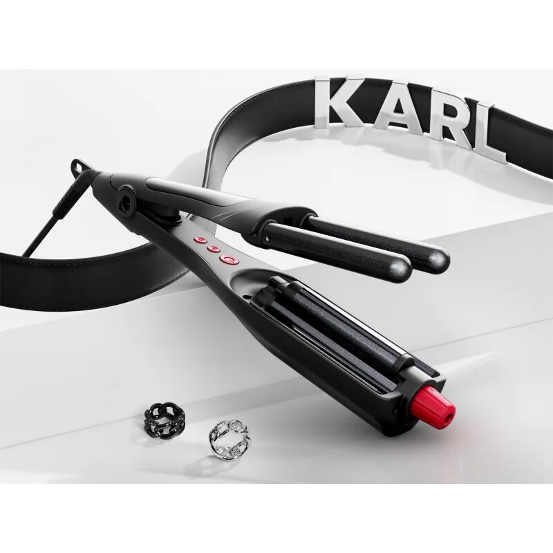 Rowenta Karl Lagerfeld Waves Addict CF471LF0 tripla hajsütővas hajra