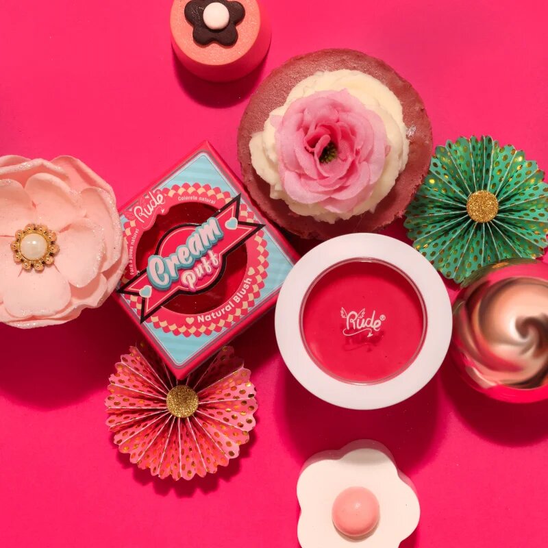Rude Cosmetics Cream Puff krémes arcpirosító árnyalat Cake Pop 6 g