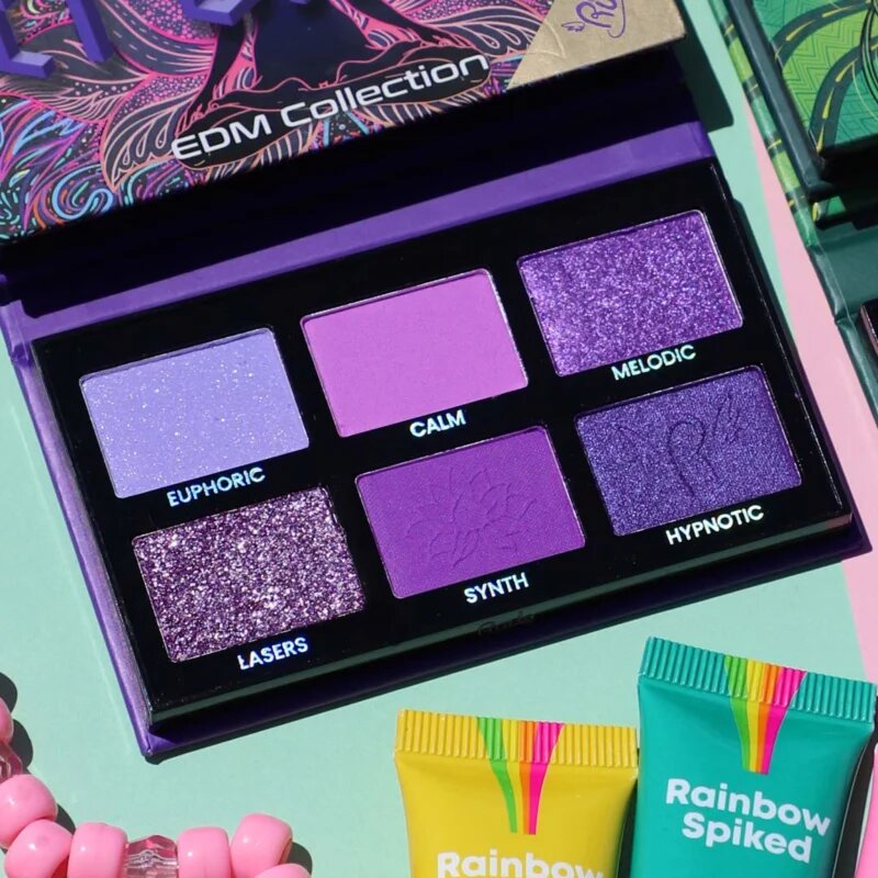 Rude Cosmetics EDM Collection szemhéjfesték paletta árnyalat Trance 6 g