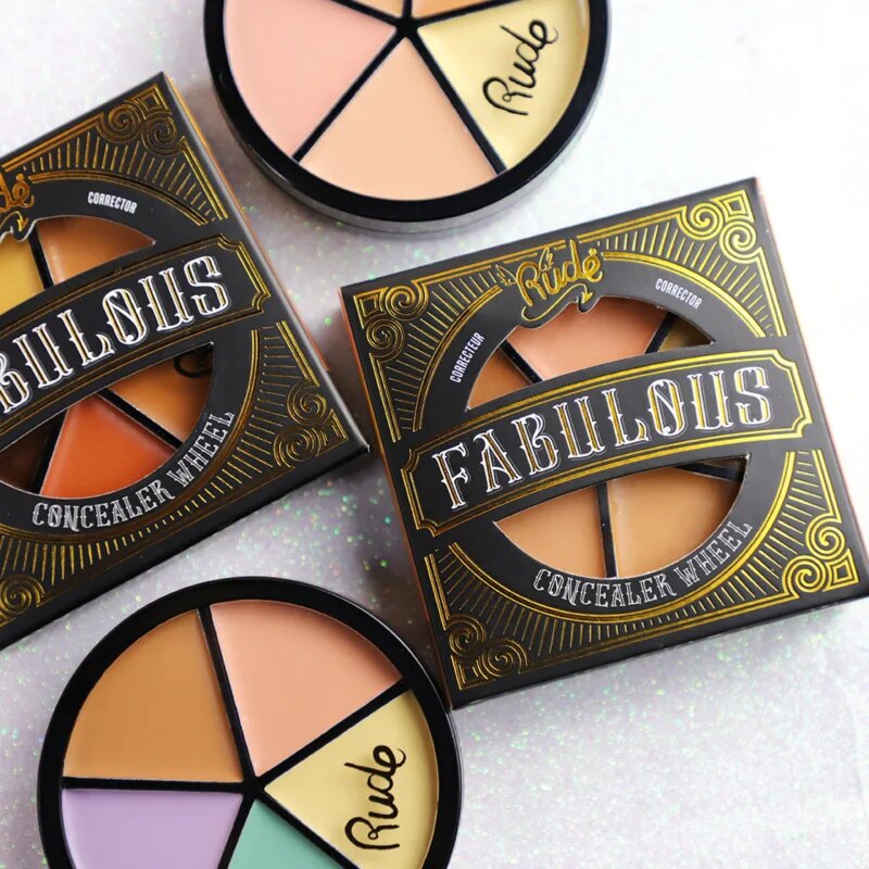 Rude Cosmetics Fabulous Concealer Wheel korrektor paletta árnyalat Light 7.5 g