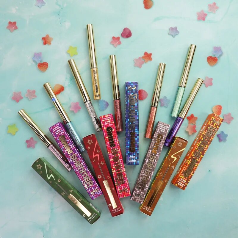 Rude Cosmetics Gimme Shimmer hosszantartó szemceruza árnyalat Firecracker 2.5 g