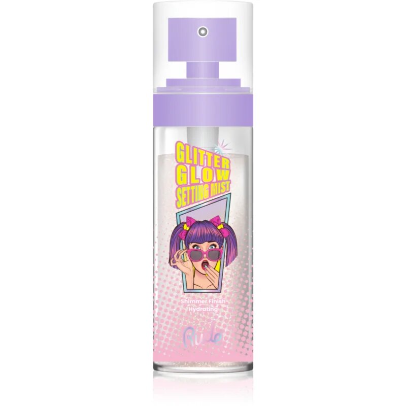 Rude Cosmetics Glitter Glow sminkfixáló spray csillámporral 60 ml