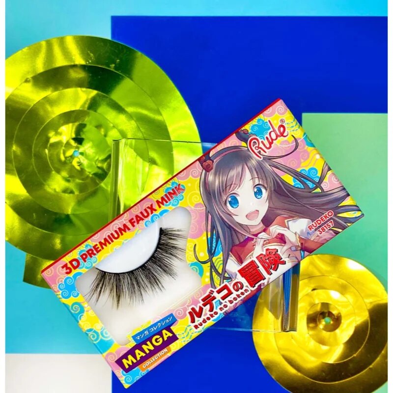Rude Cosmetics Manga Collection 3D Premium Faux Mink műszempillák típus Rudeko 2 db