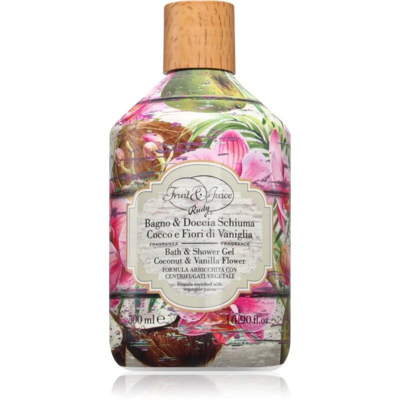 Rudy - Le Maioliche Cocco e Fiori di Vaniglia tusfürdő gél 500 ml
