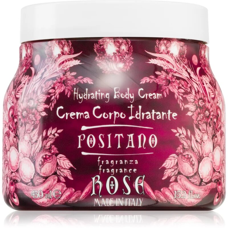 Rudy - Le Maioliche Positano Rosa Damascena hidratáló krém testre 450 ml