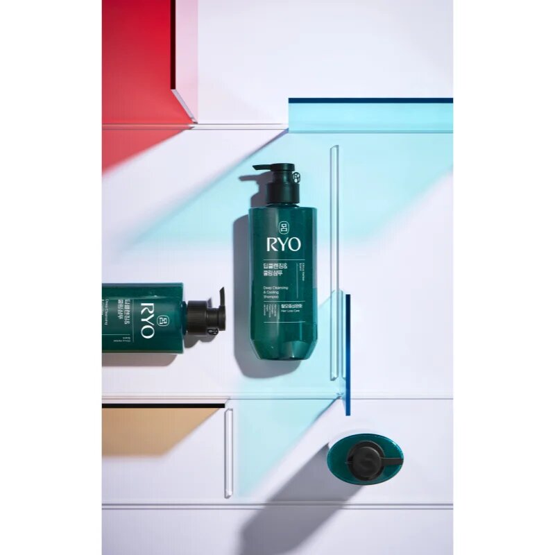 RYO Deep Cleansing & Cooling Shampoo mélyen tisztító sampon hűsítő hatással 480 ml