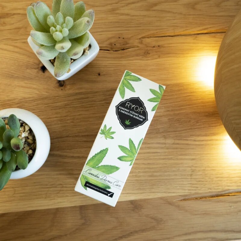 RYOR Cannabis Derma Care kender tápláló krém őssejtekkel 50 ml