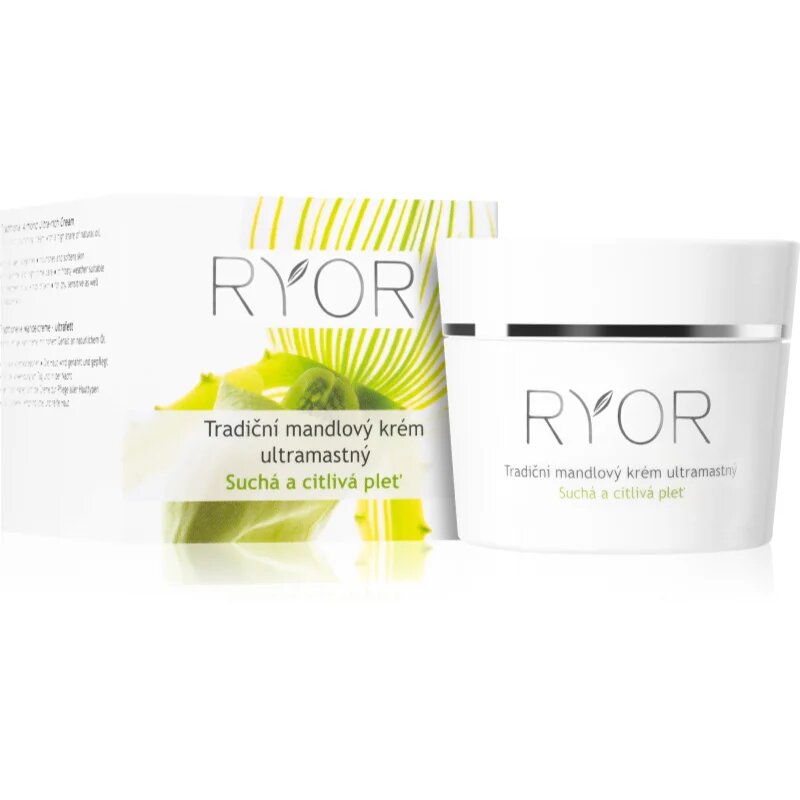 RYOR Dry And Sensitive hagyományos ultrazsíros mandulakrém 50 ml