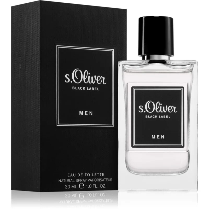 s.Oliver Black Label Men Eau de Toilette uraknak 30 ml