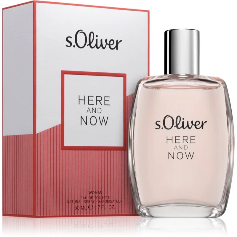 s.Oliver Here and Now Women Eau de Toilette hölgyeknek 50 ml
