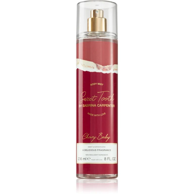 Sabrina Carpenter Cherry Baby testápoló spray hölgyeknek 236 ml