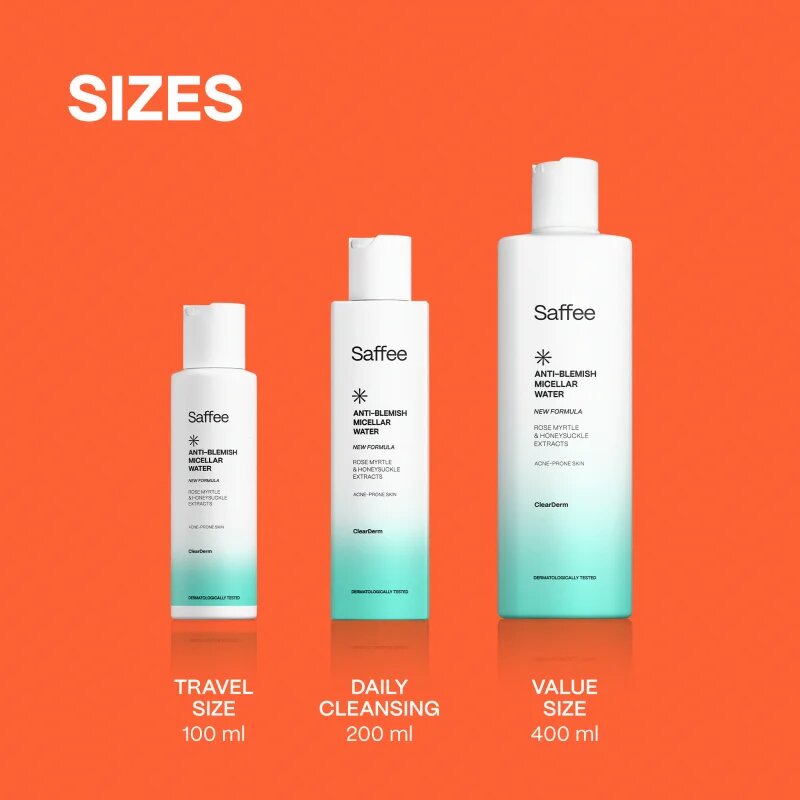 Saffee ClearDerm Anti-blemish Micellar Water micellás víz a problémás bőrre 100 ml