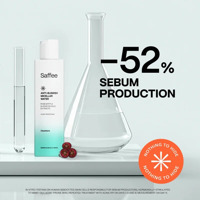 Saffee ClearDerm Travel Set utazó szett kozmetikumokra a problémás bőrre