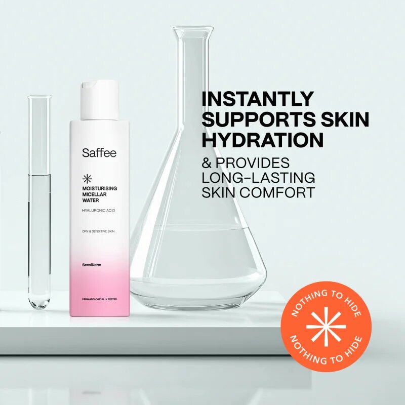 Saffee SensiDerm Moisturising Micellar Water micellás víz száraz és érzékeny bőrre 100 ml