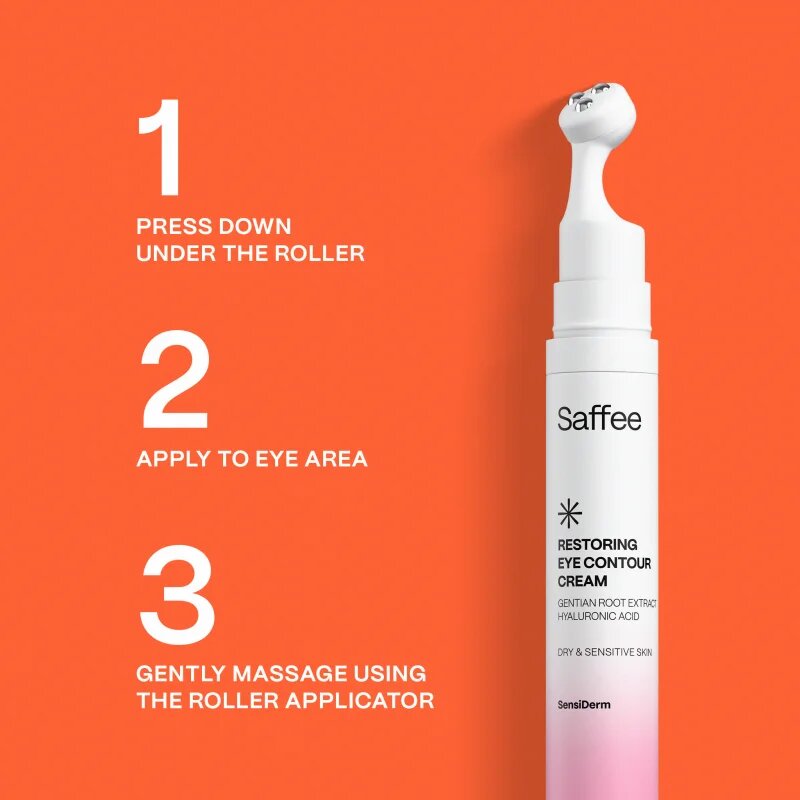 Saffee SensiDerm Restoring Eye Contour Cream szemkrém sötét karikákra 15 ml
