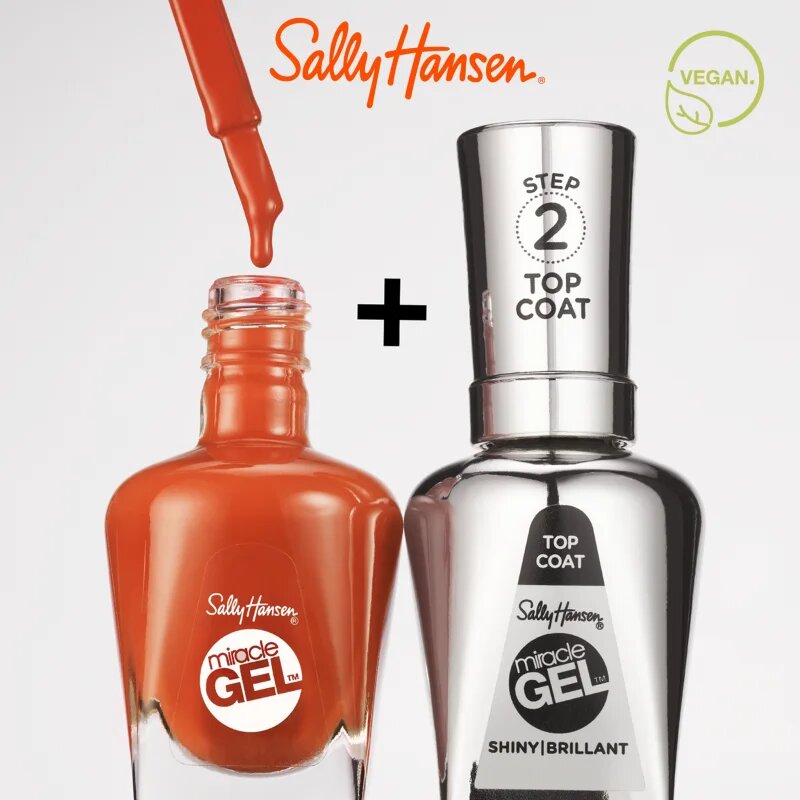 Sally Hansen Miracle Gel™ géles körömlakk UV/LED lámpa használata nélkül árnyalat 388 A Hot Minute 147 ml