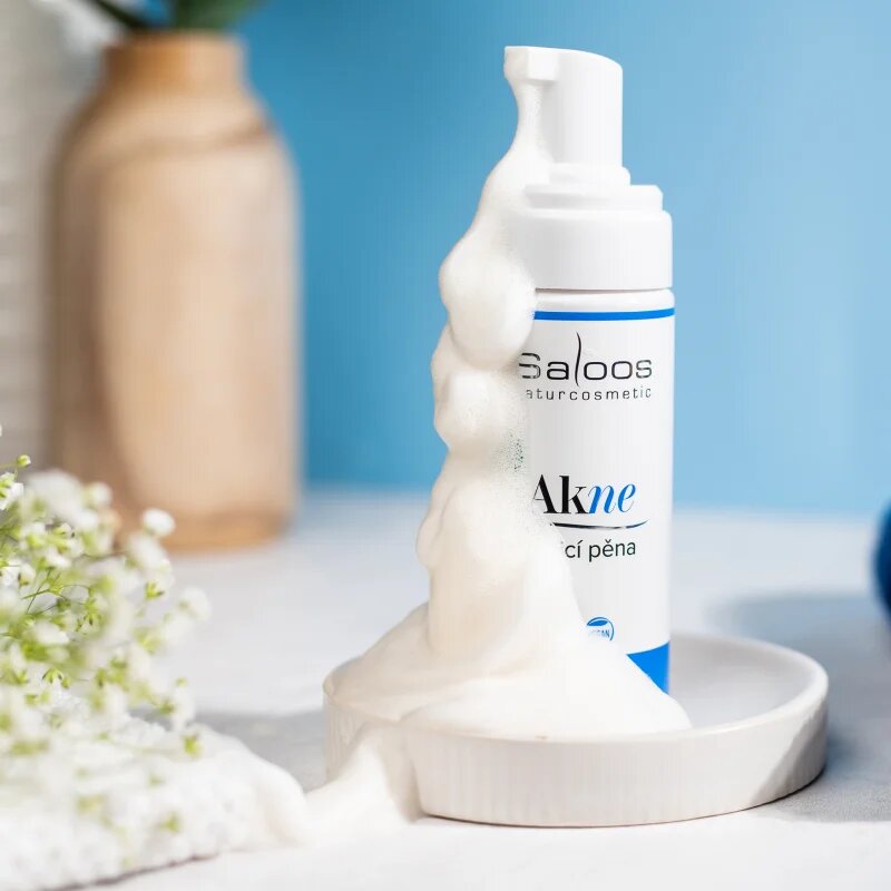 Saloos AcNO mélyisztító hab problémás és pattanásos bőrre 150 ml