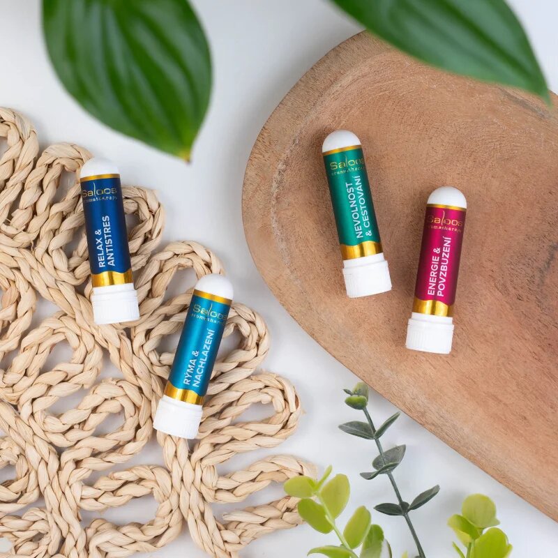 Saloos Aromatherapy Nevolnost & Cestování inhalálóstift esszenciális olajokkal 1 db