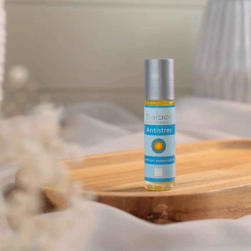 Saloos Bio Aroma Antistress roll-on a fáradtság jelei ellen 9 ml