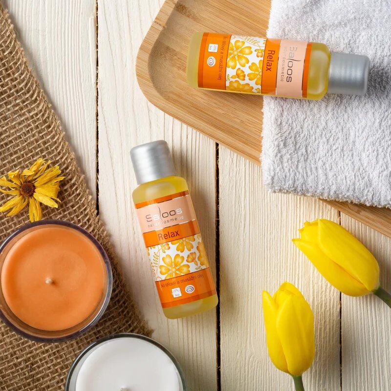 Saloos Bio Body And Massage Oils Relax test és masszázsolaj 50 ml