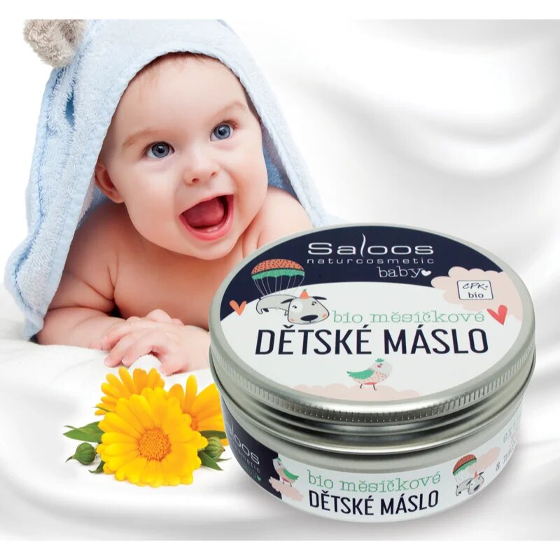 Saloos Bio Butter tápláló vaj a testre gyermekeknek körömvirág 150 ml