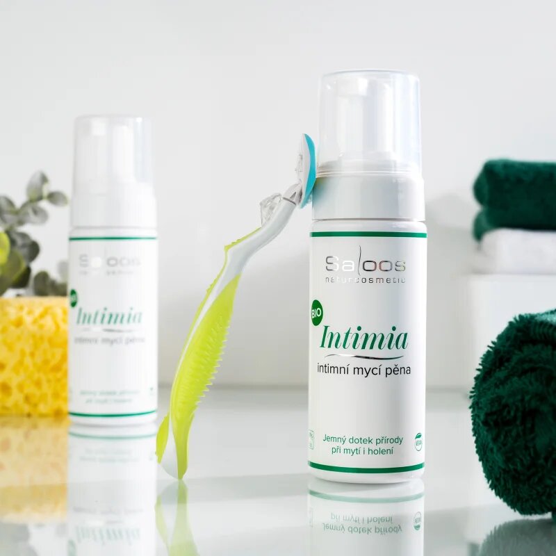 Saloos Bio Intimia tisztító hab intim higiéniára 150 ml