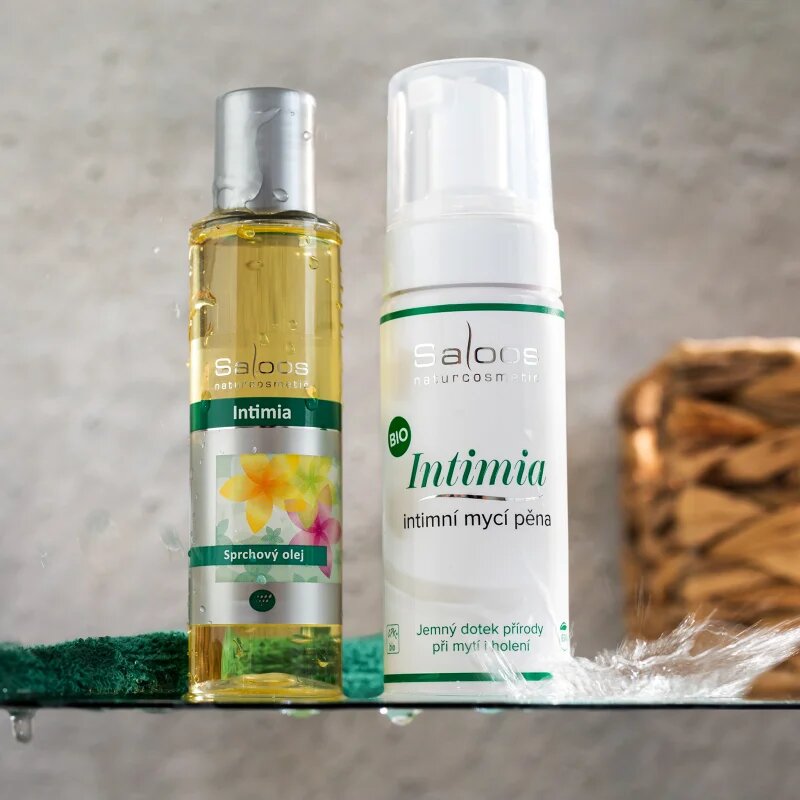 Saloos Bio Intimia tisztító hab intim higiéniára 150 ml