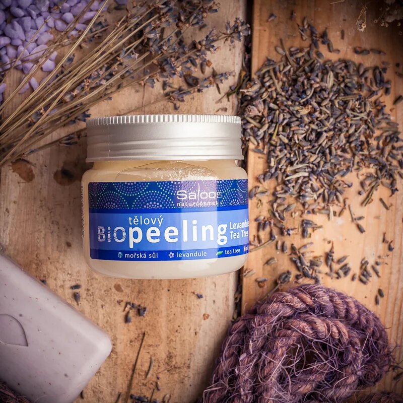 Saloos Bio Peeling Lavender & Tea Tree testpeeling 140 ml