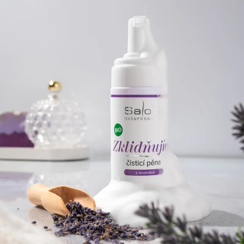 Saloos Calm nyugtató tisztító hab levendulával 150 ml