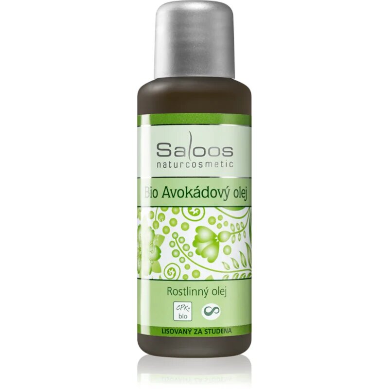 Saloos Cold Pressed Oils Bio Avocado bio avokádó olaj 50 ml