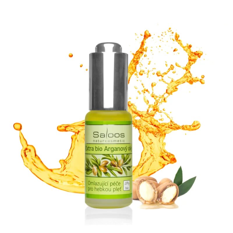 Saloos Cold Pressed Oils Extra Bio Argan bio argánolaj fiatalító hatással 20 ml