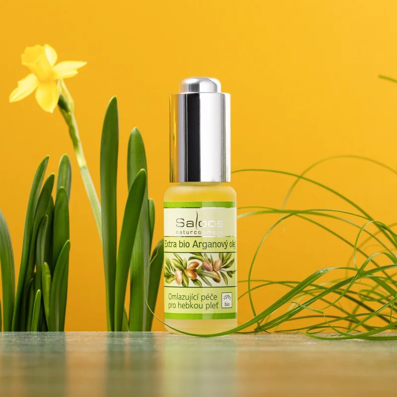 Saloos Cold Pressed Oils Extra Bio Argan bio argánolaj fiatalító hatással 20 ml