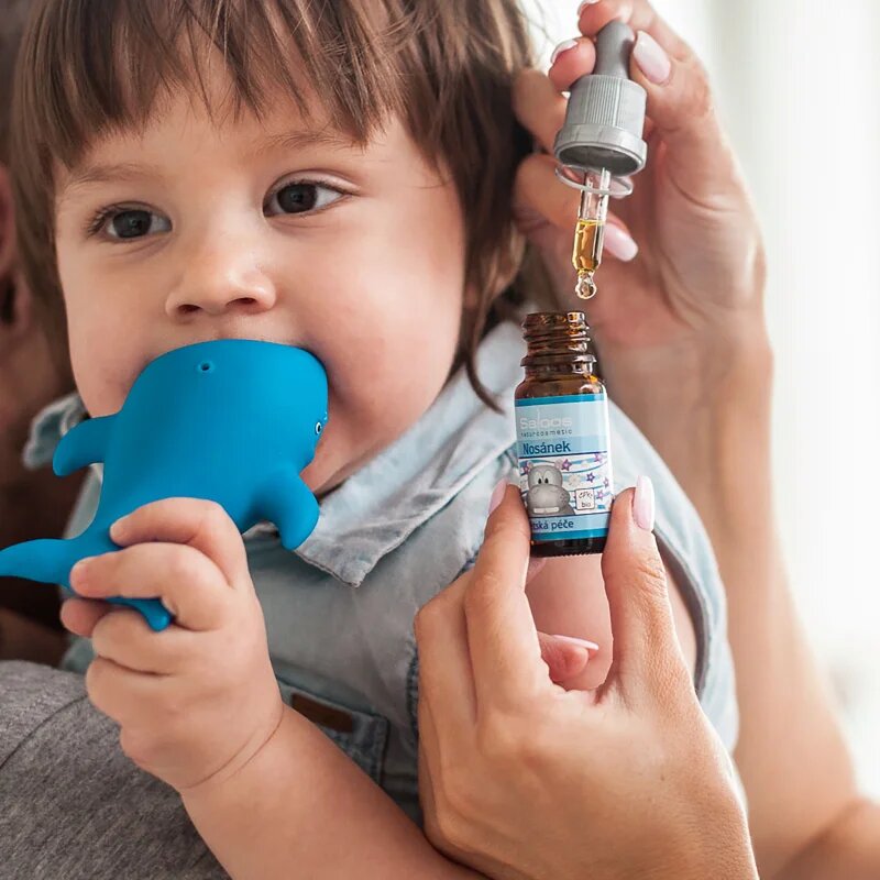 Saloos Kids' Care olaj megfázás esetén felsebesedő orr ápolására gyermekeknek 10 ml