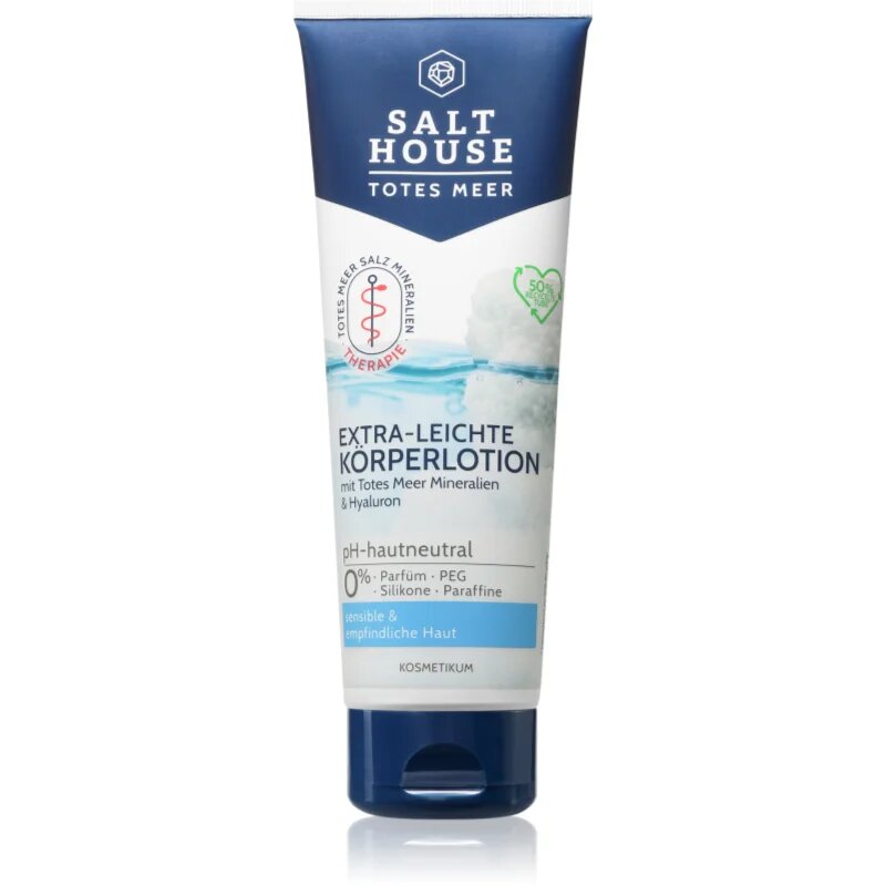 Salt House Dead Sea Light Body Milk testápoló tej az érzékeny bőrre 250 ml