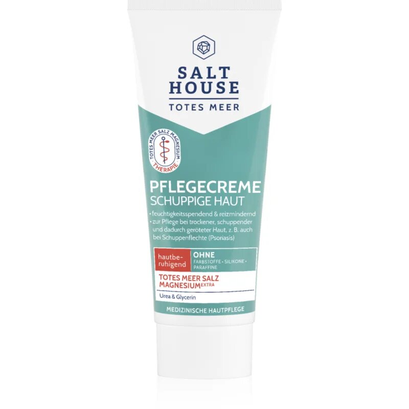 Salt House Dead Sea Therapy Care Cream ápoló krém a hámló és irritált bőrre 75 ml