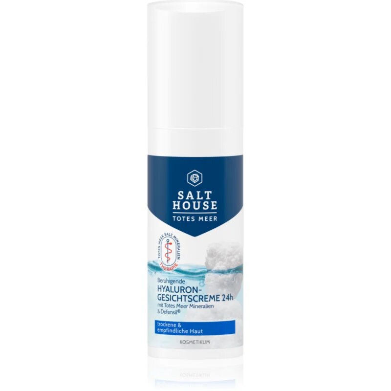Salt House Dead Sea Therapy Hyaluronic Face Cream 24h hidratáló arckrém hialuronsavval 50 ml