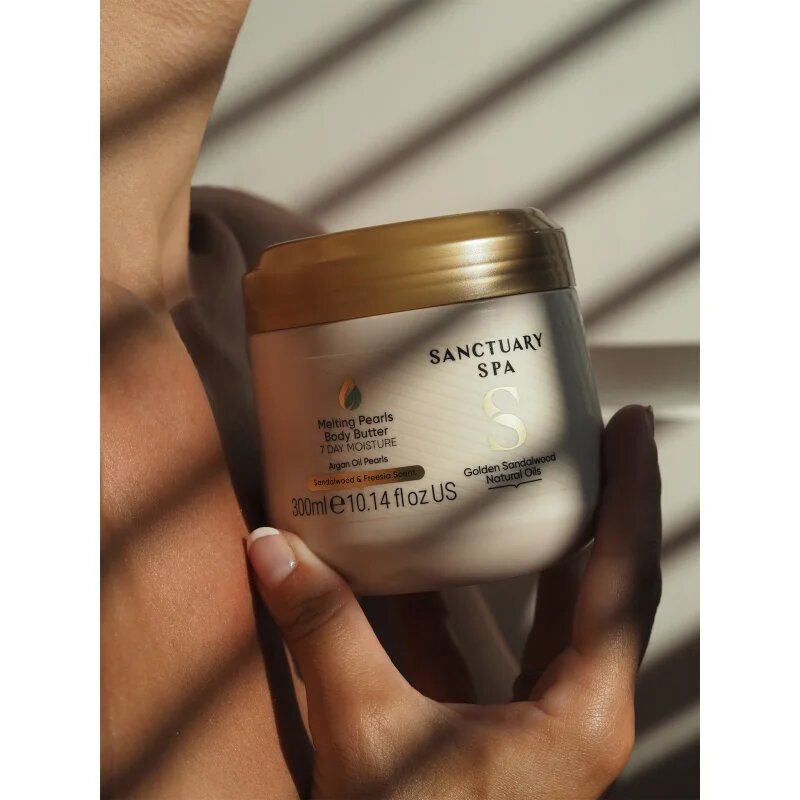 Sanctuary Spa Golden Sandalwood intenzív hidratáló testvaj 300 ml