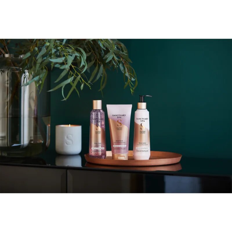 Sanctuary Spa Lily & Rose Collection géles peeling kisimító hatással 200 ml