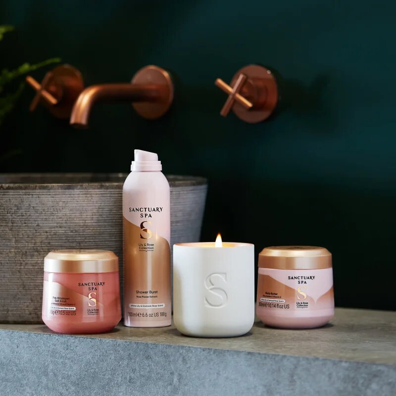 Sanctuary Spa Lily & Rose Collection mélyhidratáló testvaj 300 ml