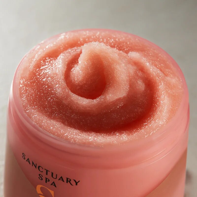 Sanctuary Spa Lily & Rose Collection testápoló peeling virág illattal 300 g