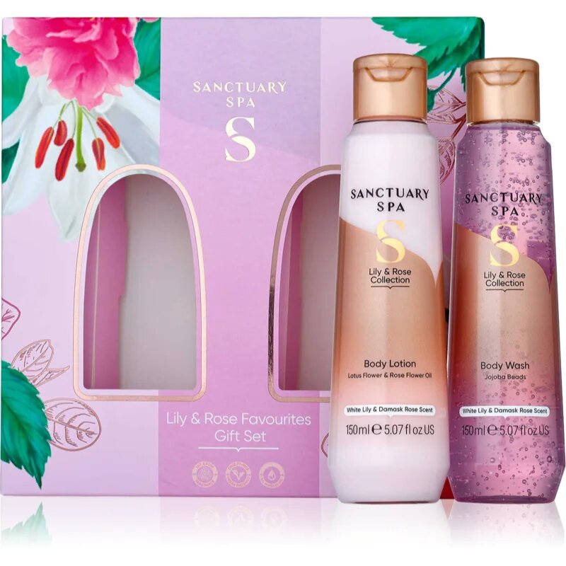 Sanctuary Spa Lily & Rose Favourites ajándékszett testre