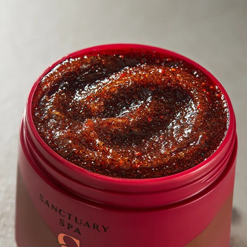 Sanctuary Spa Ruby Oud kávé test peeling 300 ml