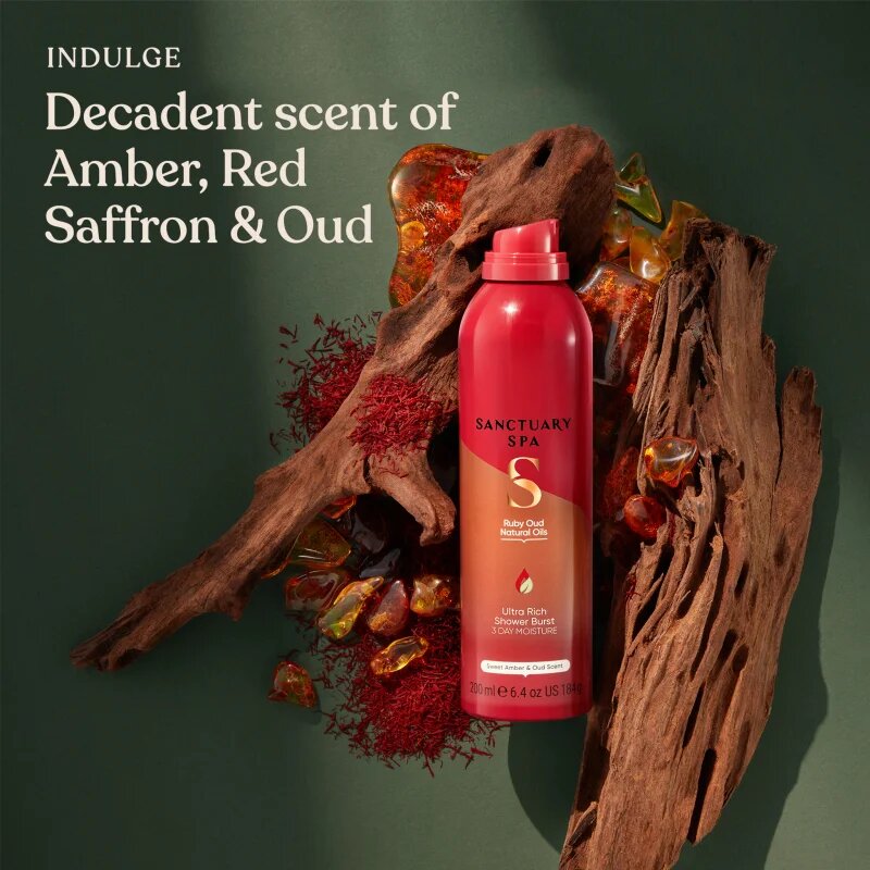 Sanctuary Spa Ruby Oud tusoló hab tápláló hatással 200 ml
