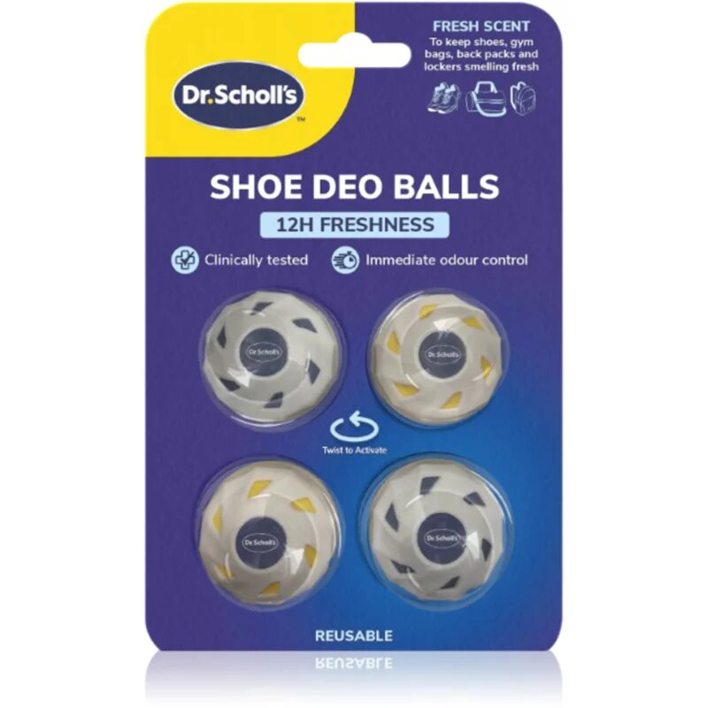 Scholl Dr. 's 12 Hour Freshness cipőfrissítő golyócskák 4 db