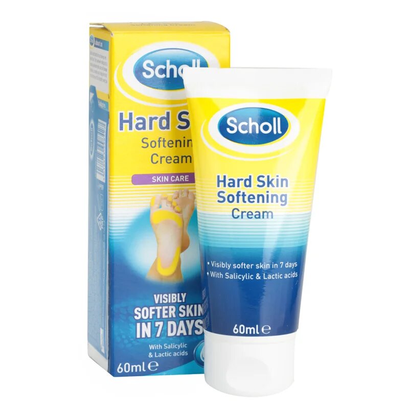 Scholl Foot Cream Hard Skin éjszakai puhító krém a kemény bőrre 60 ml