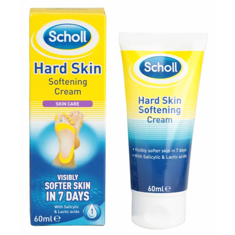 Scholl Foot Cream Hard Skin éjszakai puhító krém a kemény bőrre 60 ml