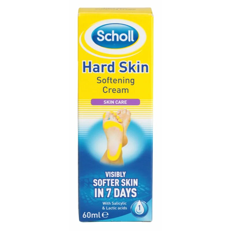 Scholl Foot Cream Hard Skin éjszakai puhító krém a kemény bőrre 60 ml